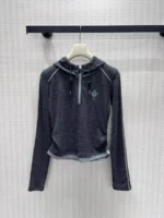 Женский спортивный костюм Chrome Hearts серого цвета, артикул 347204 — фото 2