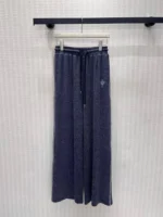 Женский спортивный костюм Chrome Hearts тёмно-синего цвета, артикул 347205 — фото 4