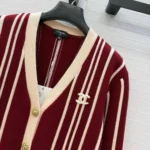 Женский кардиган Chanel бордового цвета, артикул 347213 — фото 4