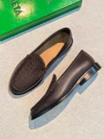 Женские лоферы Bottega Veneta коричневого цвета, артикул 347219 — фото 3