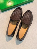 Женские лоферы Bottega Veneta коричневого цвета, артикул 347219 — фото 4