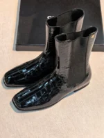 Женские челси Chanel чёрного цвета, артикул 347220
