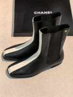Женские челси Chanel чёрного цвета, артикул 347222