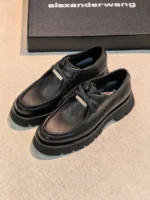 Женские дерби Alexander Wang чёрного цвета, артикул 347234