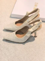 Женские туфли Dior белого цвета, артикул 347240