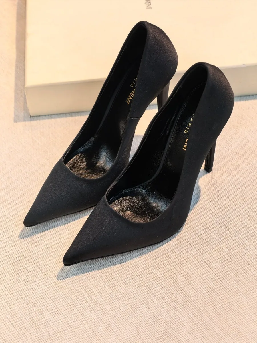347241_1 Женские туфли Saint Laurent чёрного цвета, артикул 347241