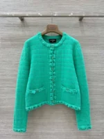 Женский кардиган Chanel голубого цвета, артикул 347242