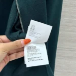 Женская кофта на молнии Miu Miu зелёного цвета, артикул 347253 — фото 6