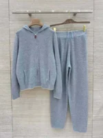 Женский спортивный костюм Loro Piana синего цвета, артикул 347258