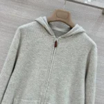 Женский спортивный костюм Loro Piana серого цвета, артикул 347259 — фото 4