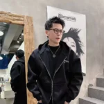 Мужская кофта на молнии Maison Margiela чёрного цвета, артикул 347264 — фото 2