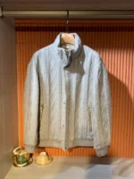 Мужская куртка Loro Piana серого цвета, артикул 347273