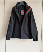 Мужская ветровка Gucci чёрного цвета, артикул 347275 — фото 3