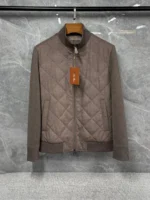 Мужская куртка Loro Piana коричневого цвета, артикул 347296