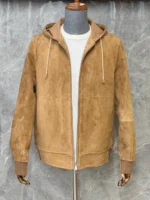 Мужская куртка Brunello Cucinelli коричневого цвета, артикул 347307