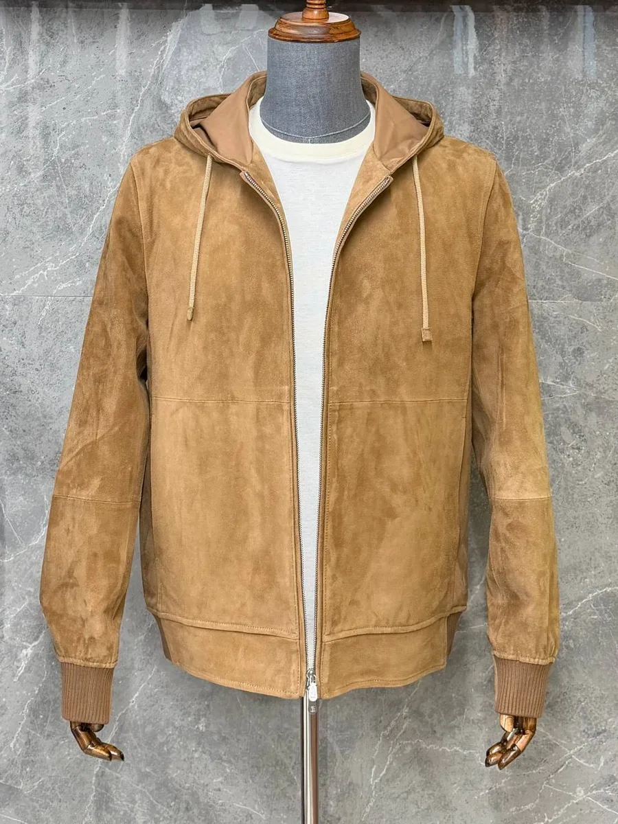 Замшевая куртка BRUNELLO CUCINELLI