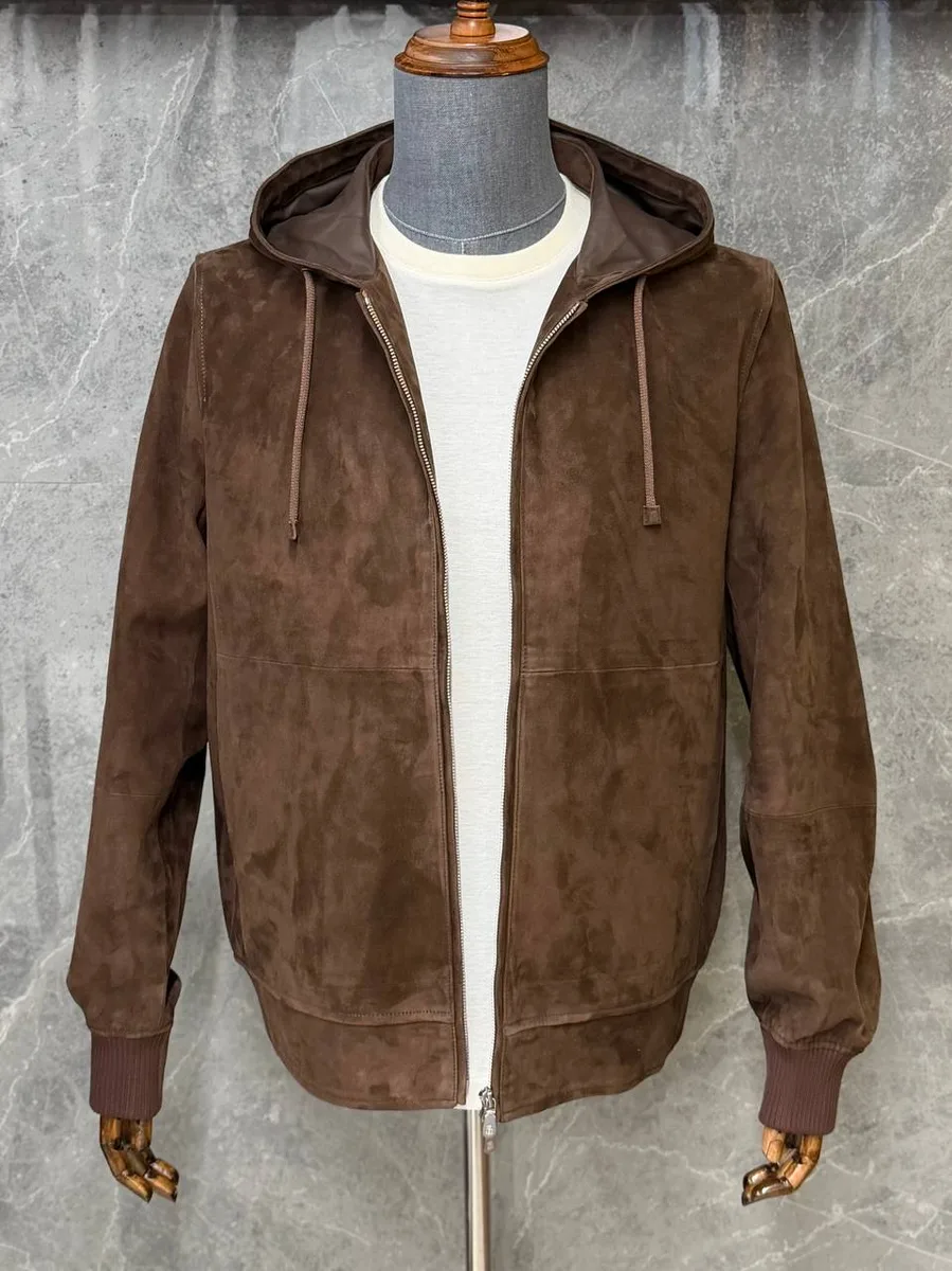 Замшевая куртка BRUNELLO CUCINELLI