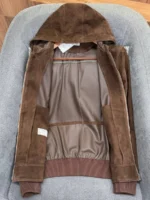 Мужская куртка Brunello Cucinelli коричневого цвета, артикул 347310 — фото 3