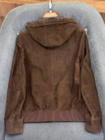 Мужская куртка Brunello Cucinelli коричневого цвета, артикул 347310 — фото 6