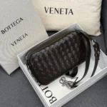 Мужская сумка мессенджер Bottega Veneta коричневого цвета, артикул 347312 — фото 2