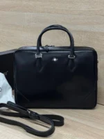 Мужской портфель MONTBLANC чёрного цвета, артикул 347314