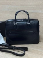 Мужской портфель MONTBLANC чёрного цвета, артикул 347314 — фото 2