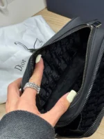 Мужская сумка мессенджер Dior чёрного цвета, артикул 347322 — фото 4