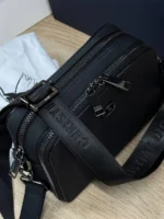 Мужская сумка мессенджер Dior чёрного цвета, артикул 347322 — фото 6