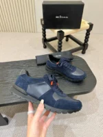 Мужские кроссовки Kiton тёмно-синего цвета, артикул 347332 — фото 6