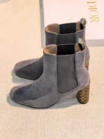 Женские ботильоны Dior серого цвета, артикул 347335