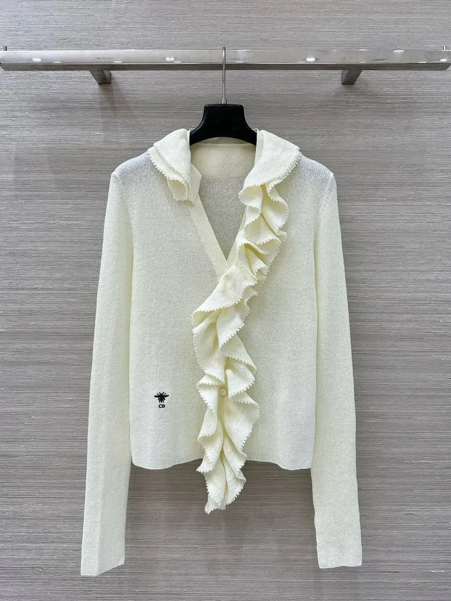 347359_1 Женский кардиган Dior белого цвета, артикул 347359