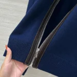 Женский кардиган Miu Miu тёмно-синего цвета, артикул 347372 — фото 4