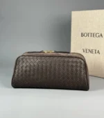 Мужской несессер Bottega Veneta коричневого цвета, артикул 347379