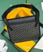 Мужская сумка мессенджер Goyard чёрного цвета, артикул 347382 — фото 2