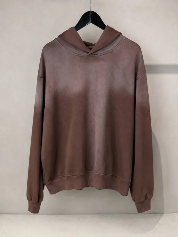 Мужское худи Acne Studios коричневого цвета, артикул 347425