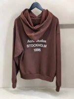 Мужское худи Acne Studios коричневого цвета, артикул 347425 — фото 2