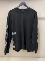 Мужской лонгслив Chrome Hearts чёрного цвета, артикул 347432