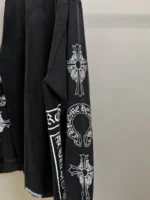 Мужской лонгслив Chrome Hearts чёрного цвета, артикул 347432 — фото 3