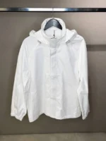 Мужская ветровка Gucci белого цвета, артикул 347436