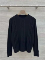 Женский свитер Hermes чёрного цвета, артикул 347445