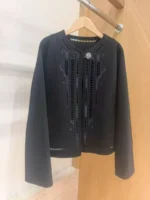 Женское пальто Hermes чёрного цвета, артикул 347447