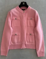 Женский кардиган Chanel розового цвета, артикул 347455