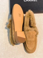 Женские лоферы Chanel коричневого цвета, артикул 347458 — фото 5