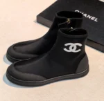 Женские ботинки Chanel чёрного цвета, артикул 347462