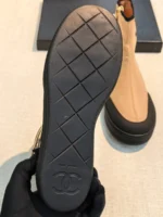 Женские ботинки Chanel бежевого цвета, артикул 347463 — фото 5