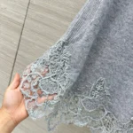 Женский костюм Ermanno Scervino серого цвета, артикул 347485 — фото 8