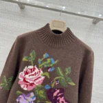 Женский свитер Ralph Lauren коричневого цвета, артикул 347495 — фото 4