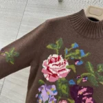 Женский свитер Ralph Lauren коричневого цвета, артикул 347495 — фото 7