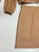 Женский костюм Fendi коричневого цвета, артикул 347499 — фото 10