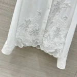Женская рубашка Ermanno Scervino белого цвета, артикул 347506 — фото 6